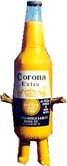 inflatable bottle cartoon